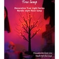 thumbnail image 6 of 23.6 Inch Halloween Birch Tree Halloween Decorations Black Christmas Tree with 24LED Orange and Purple Lights and Halloween Lights Indoor Tabletop Tree Light,2 Light Modes,USB/Battery Power, 6 of 10