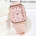 thumbnail image 3 of Resicozy Women's Vintage Watch Dainty Leather Strap Quartz Watches Soft Adjustable Wristwatch Resistance and Lightweight for Daily Wear, 3 of 3