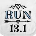 thumbnail image 4 of Inktastic Running Half Marathon Run Girls Baby Bib, 4 of 4