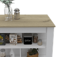 thumbnail image 4 of ANTIBACTERIAL DELOS KITCHEN ISLAND WHITE-LIGHT OAK, 4 of 8