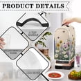 thumbnail image 4 of HELLHERO Food Processor Cover 1Pcs Blender Dust Cover Polyester Foldable for Home Kitchen Indoor Handle, 4 of 6