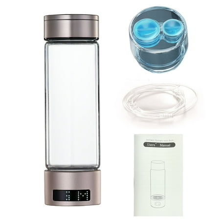 

Hzsb 400ml Portable Hydrogen Water Generator Bottle Health Boosting Ionizer with SPE PEM Technology Healthy Water Cup