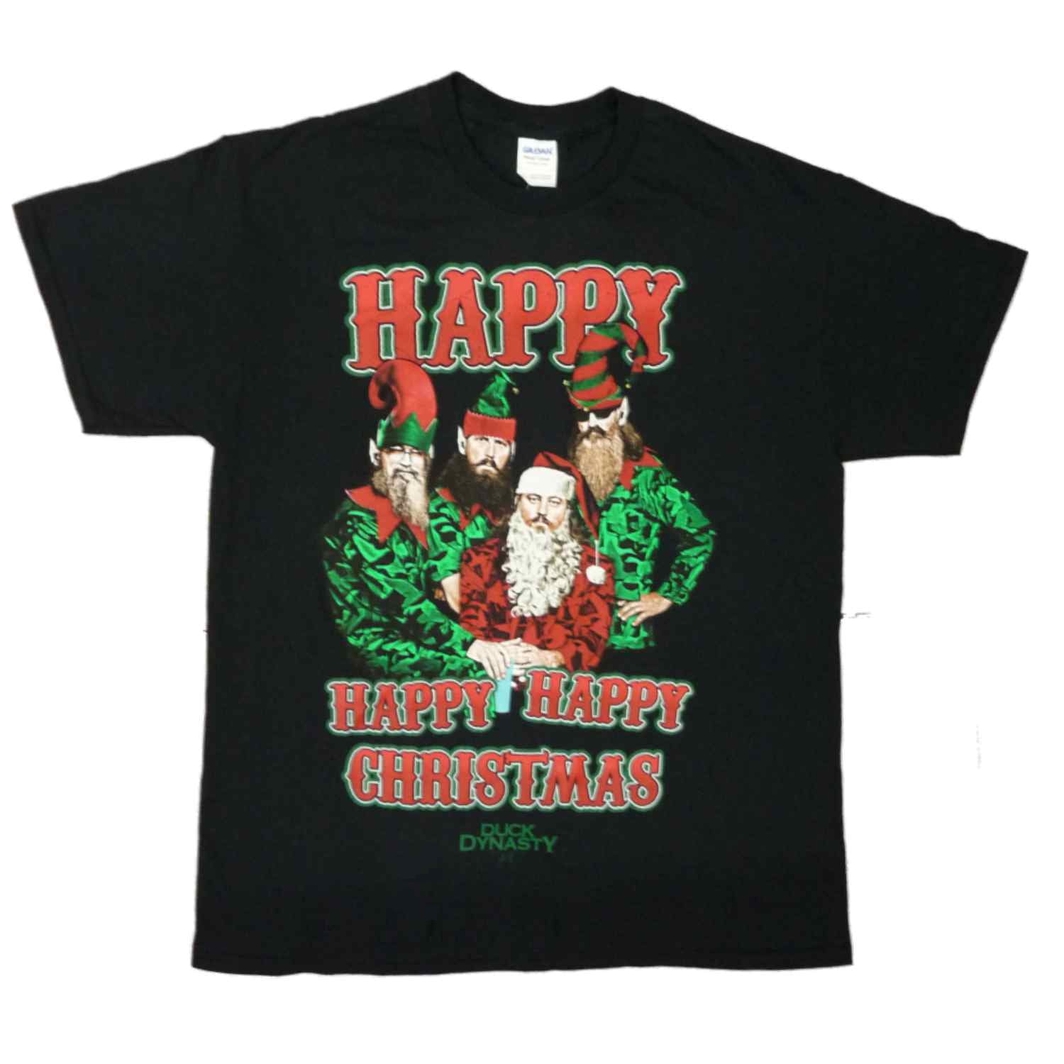 santa shooting ducks sweater