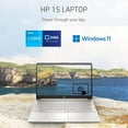 thumbnail image 5 of Restored HP Pavilion 15.6" HD (1366 x 768) Touch Laptop, 8GB RAM, 256GB SSD Storage, Intel Core 1215U Processor, Windows 11 Home, Silver with Mazepoly Ac (Refurbished), 5 of 5