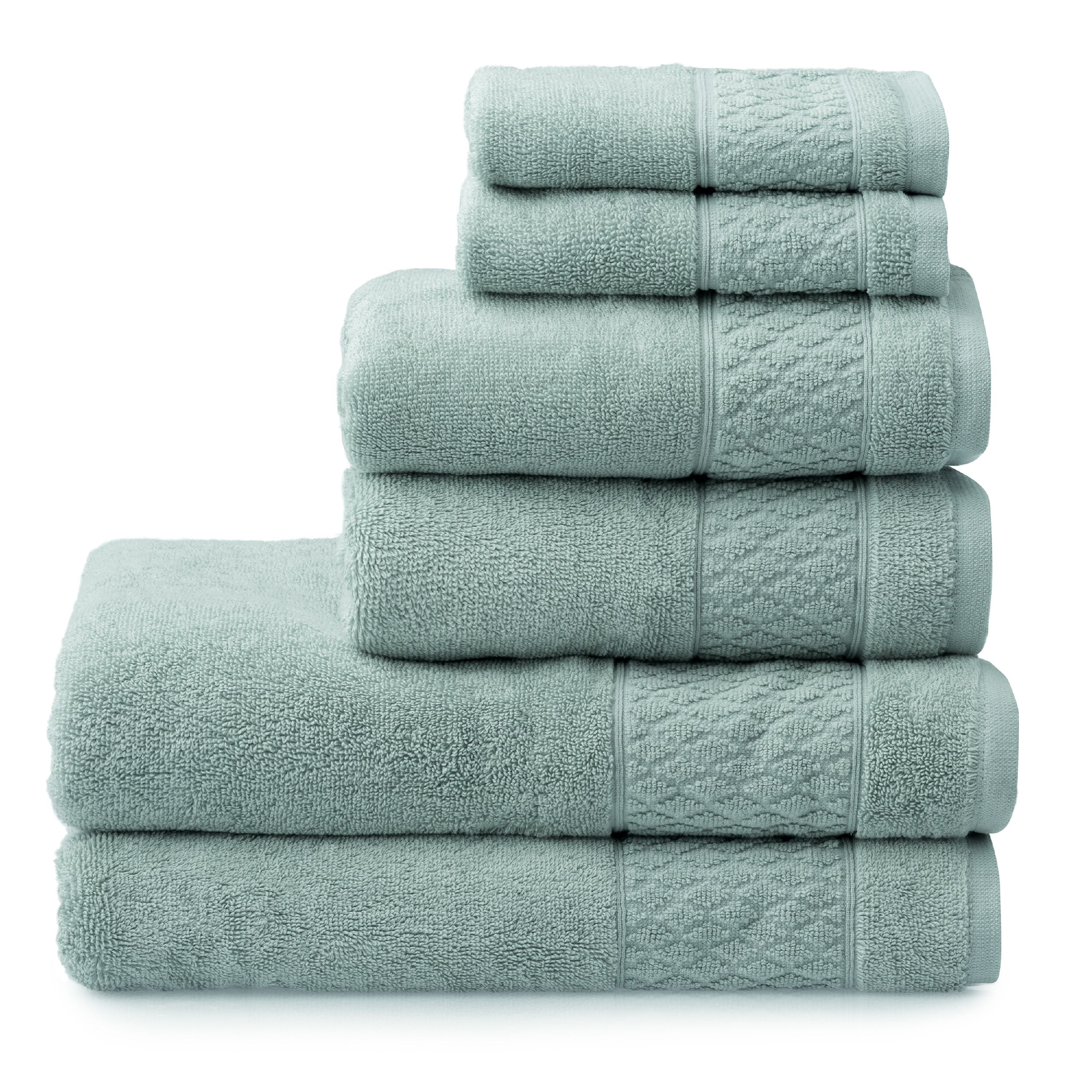 600 GSM 100% Cotton Bath Linen Set Welhome Franklin Premium Soft & Absorbent Popcorn Textured Charcoal Gray Bathroom Towels 4 Piece Bath Towel Sets Hotel & Spa Towels for Bathroom