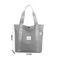 thumbnail image 3 of Tote Bag for Women Travel Bags Fmlxio Women Tote Bag Large Shoulder Bag Top Handle Handbag With Yoga Mat Buckle For Gym, Work, School Holiday Gift Finder, 3 of 7
