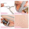 thumbnail image 4 of Unique Bargains Large Toiletry Bag Hanging Travel Makeup Organizer Waterproof Make Up Travel Bag for Toiletries Pink, 4 of 7