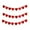Red, Rose, Light Pink, variant on Felt Heart Garland for Valentines Day Decor - Pack of 24, Red, Rose, Light Pink Heart Banner Garland For Valentines Day Decoration