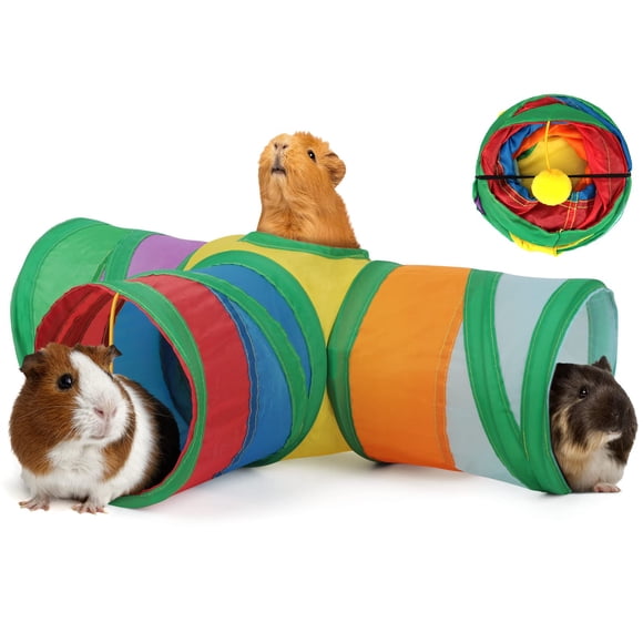 Juega Tunnel YUEPET 3 Way para conejillo de indias, chinchilla y hurón