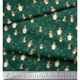 thumbnail image 3 of Soimoi Polyester Crepe Fabric Floral & Penguin Ocean Fabric Prints by Yard 52 Inch Wide, 3 of 3