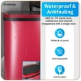 thumbnail image 2 of XF XINFENG 13 Gallon 49 L Automatic Trash Can with Soft Close Lid, Sensor, Touch FreeGarbage Can, Waste Bin, for Bathroom/Double Bed/Bedroom/Home/Office, Red, 2 of 9