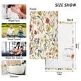 thumbnail image 6 of Yayeee 2 Pack Hand Towels for Bathroom 100% Cotton 16" x 28" Soft Absorbent Kitchen Towel, Beige Floral, 6 of 7