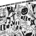 thumbnail image 3 of Halloween Doodle Halloween Elements Shower Curtain 72"x84" ,Bathroom Decorative Shower Curtains Set with 12 Hooks,Modern Waterproof Washable Shower Curtain, 3 of 6