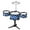 Blue Bu, variant on PPgejGEK Toddler Drum Kit Kids Toys Jazz Drum Set 5 Drums with Stools Mini Set Musical Instrument Toys Birthday Gifts for Beginner Boys Girls