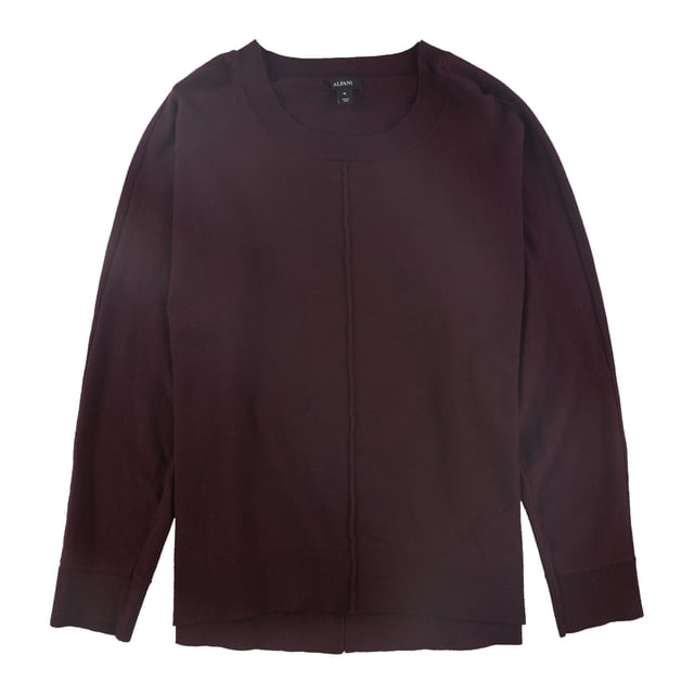 Alfani Womens Seamed Pullover Sweater purple S