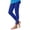 Blue, variant on MXUIKV Leggings Pants with Pockets for Womens Slim Fitted Elastic Waist Lace Spliced Hem Trousers(X-Large,White)