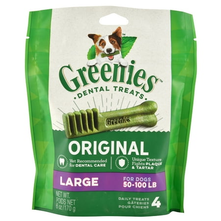 Greenies 011-20127 Green Greenies Mini Treat-Pak 6 Ounce/Large