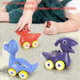 thumbnail image 2 of Juguetes De Dinosaurios Coche Para Niños 6pcs colores, 2 of 5
