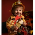 thumbnail image 6 of DolliBu Camel Firefighter Stuffed Animal - Super Soft Camel Fireman Toy with Red Fireman Costume Outfit and Fireman Hat, Cute Safari Life Stuffed Animal Fire Fighter Doll Plush Toy for Kids - 10 Inch, 6 of 7