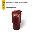 thumbnail image 5 of RTIC 20 oz Ceramic Lined Insulated Essential Tumbler, Leak-Resistant Lid, Black Cherry Metallic, 5 of 7