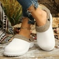 thumbnail image 4 of Dakaela Fleece Lined Clogs for Women Men Waterproof Winter Fuzzy Slippers Indoor Outdoor Mules Garden Shoes, 4 of 9