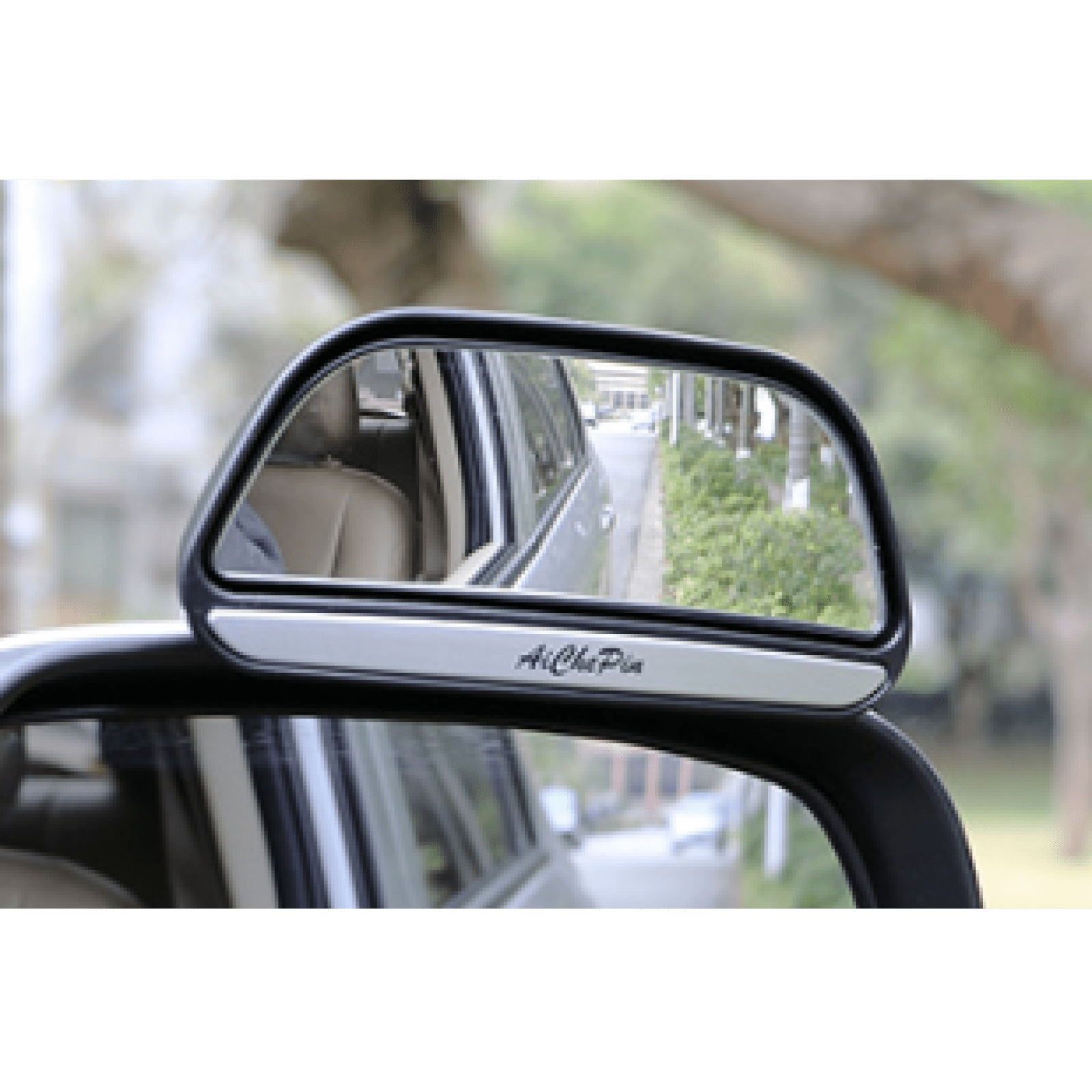 black Car Blind spot mirrors Convex safety car van tow towing caravan reverse X2 