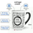 thumbnail image 3 of Cottage Creek Dog Lover Dog 16oz Ceramic White Letter Print Coffee Mug, 3 of 8