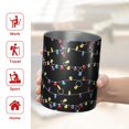 thumbnail image 5 of 12oz Coffee Tumblers Multicolor Christmas Light Pattern Stainless Steel Vacuum Insulated Travel Tumbler Coffee Cups Mug with Lid and Straw with Cleaning Brush for Cold & Hot Drinks, 5 of 5