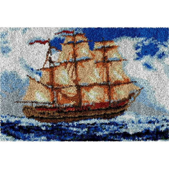 Sailboat | Rug Making Latch Hooking Kit