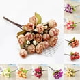 thumbnail image 2 of 15 Heads Small Bud Artificial Rose Bract Silk DIY Wed Home Christmas Photo Prop, 2 of 11