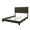 Charcoal, variant on Charcoal Upholstered Twin Bed With Stable Leg Formation And Appeal Upholstery Wood Frame