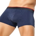 thumbnail image 6 of zeranth Men Underpants Moisture-Wicking Mid-rise Solid Color Cotton Fabric Breathable Comfortable Boxer Briefs with Contrasting Waistband, 6 of 7
