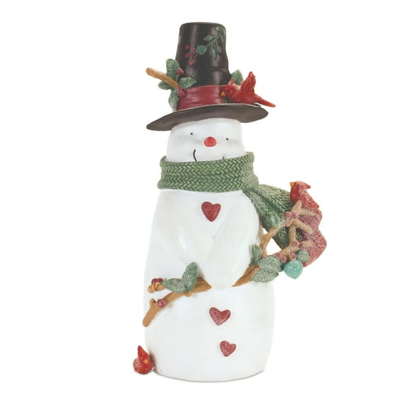 Melrose Snowman Figurine, Christmas, 8.25‚ÄùH, Resin