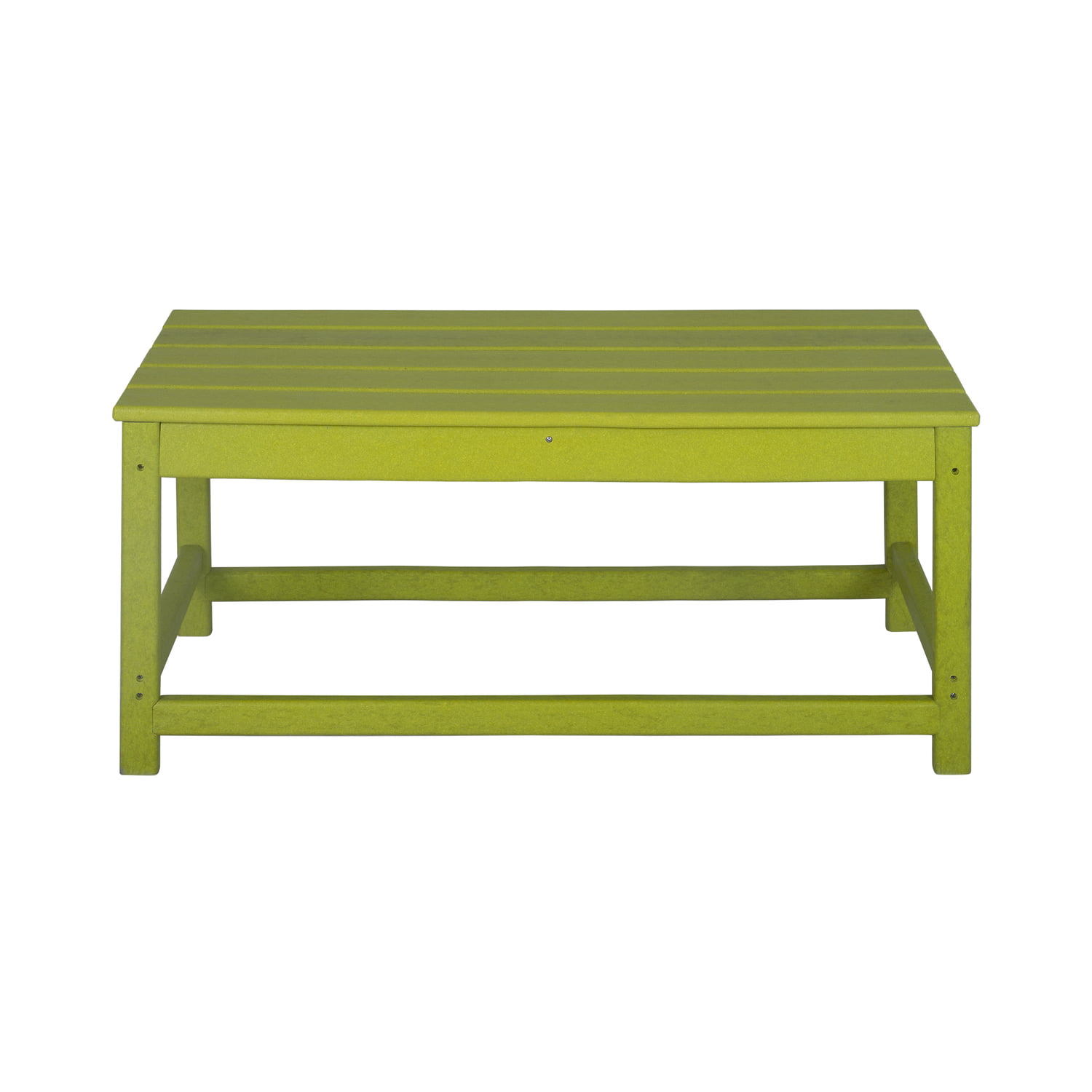 WO Outdoor Patio Classic Adirondack Coffee Table, Lime
