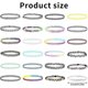 thumbnail image 2 of 24 Pieces Elastic Necklace,stretch Tattoo Choker Chain Rainbow Bracelet Vintage Rubber Tattoo Necklace Henna Choker -ys, 2 of 5