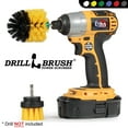 thumbnail image 4 of Bathroom Accessories Essentials - Cleaning Supplies - Scrub Brush - Shower Cleaner Brush - Shower Door Scrubber - Bathtub Cleaning Kit - Bath Mat Brush - Bathroom Tile Brush - Grout Cleaning Scrubber, 4 of 9