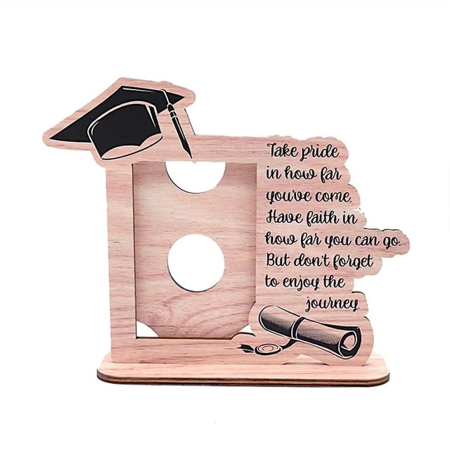 Class Of 2024 Graduation Frame Wooden Table Graduation Picture Frame Home Desktop Ornaments Fits Vertical Portrait,c