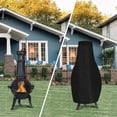 thumbnail image 4 of Sleek Black Waterproof Chiminea Covers Size of 48 x 24 x 12 Inch Available, 4 of 8