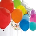 thumbnail image 3 of Unique Industries Latex 12" Baby Blue Solid Print Balloons, 10 Count, 3 of 3