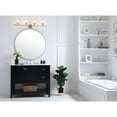 thumbnail image 2 of Collier 4 light Chrome and Clear glass Wall sconce, 2 of 3