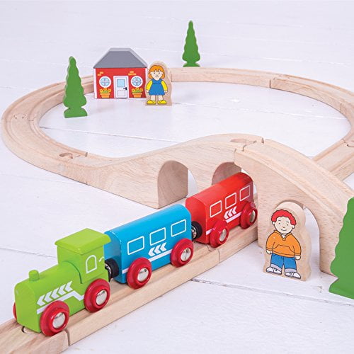 bigjigs figure of eight train set