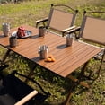 thumbnail image 4 of Silla Camping JShteea Kermit 115 Ergonómica para Barbacoa Exterior (L) Caqui, 4 of 9