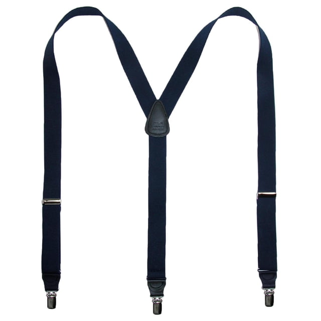CTM® Bretelles Élastiques Premium Solides (Grande Taille pour Hommes)
