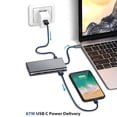 thumbnail image 5 of Adaptador multipuerto USB C Hub - Estación de acoplamiento portátil tipo C 11 en 1, 5 of 5