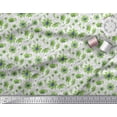 thumbnail image 2 of Soimoi Poly Georgette Fabric Leaves & Cosmos Floral Print Sewing Fabric Yard 42 Inch Wide, 2 of 3