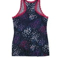 thumbnail image 2 of dELiA*s Womens Floral Print Racerback Tank Top, Blue, Juniors, X-Large, 2 of 2