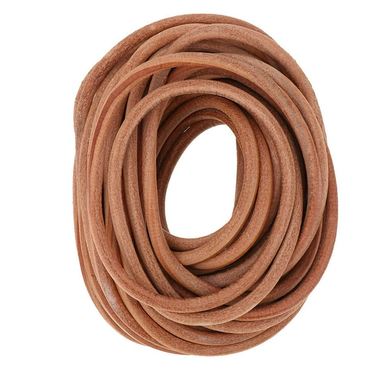 2m Leather Cord/round and Flat Genuine Leather String/high Quality Leather  Cord for Jewelry Making/art and Craft Supplies/leather Bracelets 
