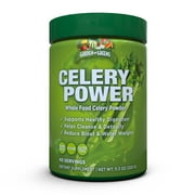 Garden Greens Celery Power Celery Juice Powder, Unflavored, Supports Healthy Digestion, 14 Oz. (40 Servings)