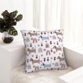 thumbnail image 6 of Yiaed Cute Dog Print Pillow Covers Super Soft Decorative Square Throw Pillow Covers Case Cushion Covers for Sofa Couch Bedroom Car Decor（No pillow core）-22"x22", 6 of 7