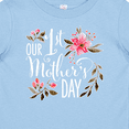 thumbnail image 4 of Inktastic Our First Mother's Day- pink flowers Boys or Girls Baby T-Shirt, 4 of 5